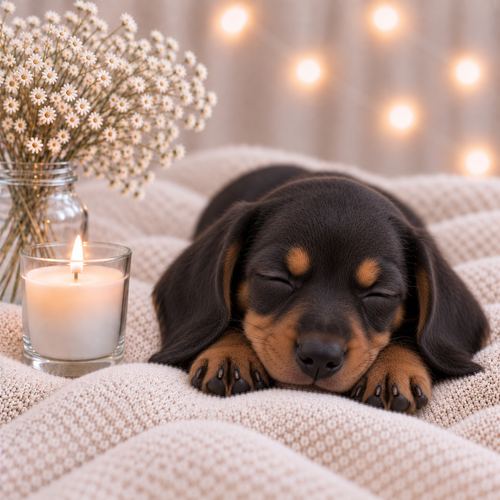 Black Dachshund